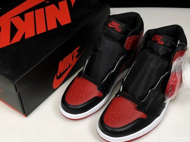 1st Kicks Shoes Air 555088-001 OG Banned 1 Retro High Jordan 0627